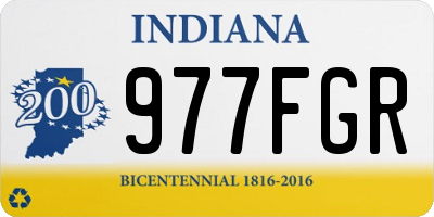 IN license plate 977FGR