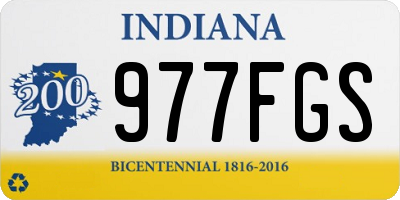 IN license plate 977FGS