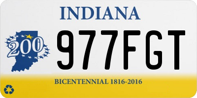 IN license plate 977FGT