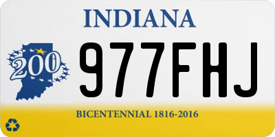 IN license plate 977FHJ