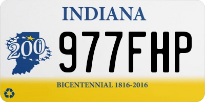 IN license plate 977FHP