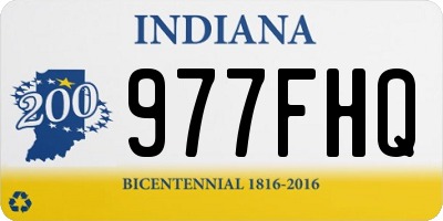 IN license plate 977FHQ