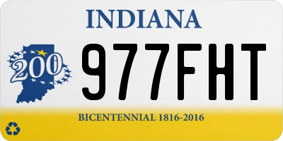 IN license plate 977FHT