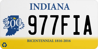 IN license plate 977FIA