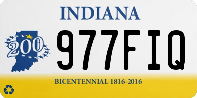 IN license plate 977FIQ
