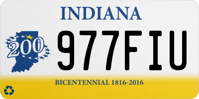 IN license plate 977FIU