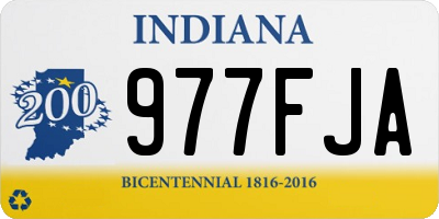 IN license plate 977FJA