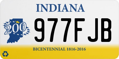 IN license plate 977FJB