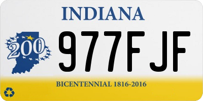 IN license plate 977FJF