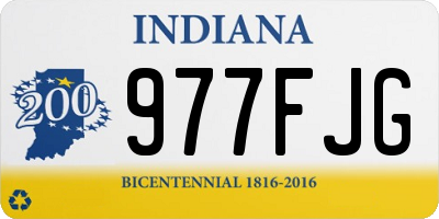 IN license plate 977FJG