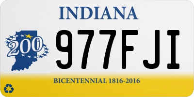 IN license plate 977FJI