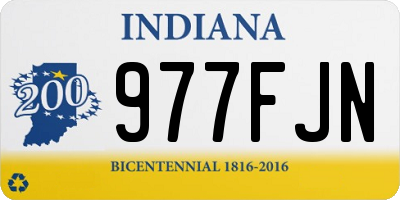 IN license plate 977FJN