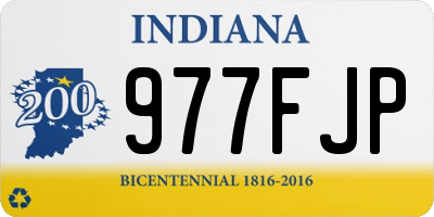 IN license plate 977FJP