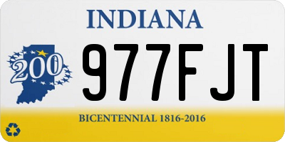 IN license plate 977FJT
