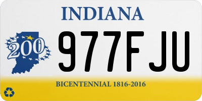 IN license plate 977FJU