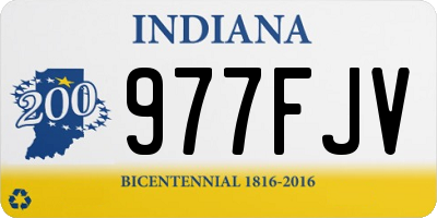IN license plate 977FJV