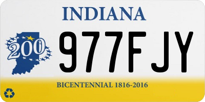IN license plate 977FJY