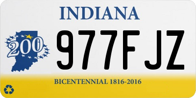 IN license plate 977FJZ