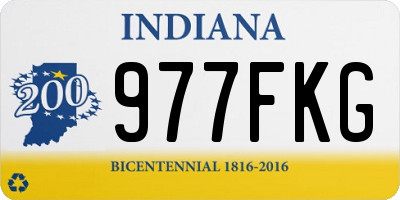 IN license plate 977FKG