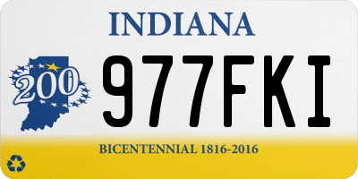 IN license plate 977FKI