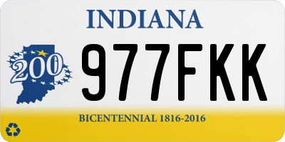IN license plate 977FKK