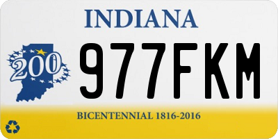 IN license plate 977FKM