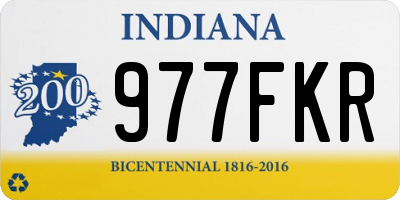 IN license plate 977FKR