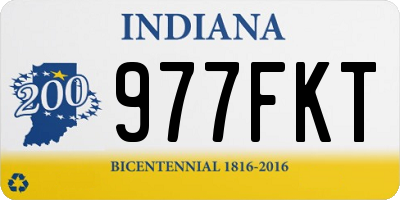 IN license plate 977FKT