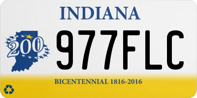 IN license plate 977FLC