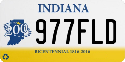 IN license plate 977FLD