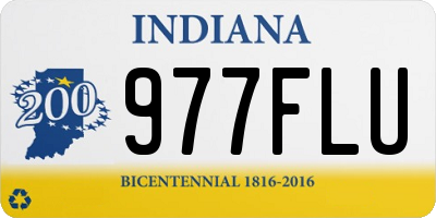 IN license plate 977FLU