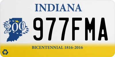 IN license plate 977FMA