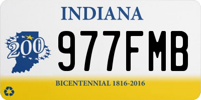 IN license plate 977FMB