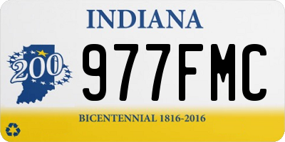 IN license plate 977FMC