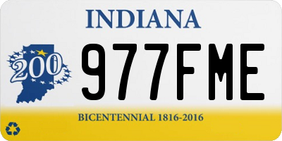 IN license plate 977FME