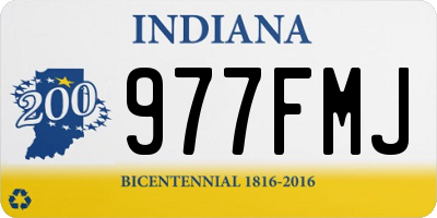 IN license plate 977FMJ