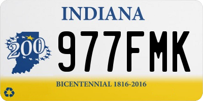 IN license plate 977FMK