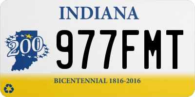 IN license plate 977FMT