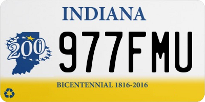 IN license plate 977FMU