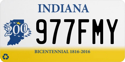 IN license plate 977FMY