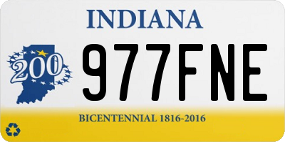 IN license plate 977FNE