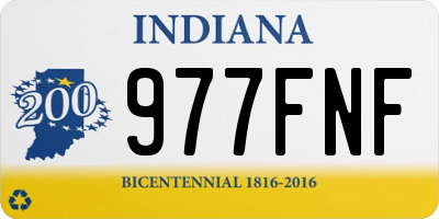 IN license plate 977FNF