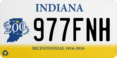 IN license plate 977FNH