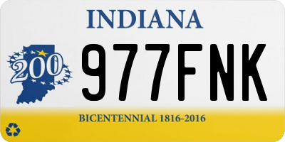 IN license plate 977FNK