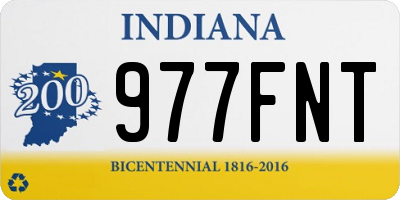 IN license plate 977FNT