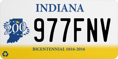 IN license plate 977FNV