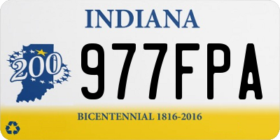 IN license plate 977FPA