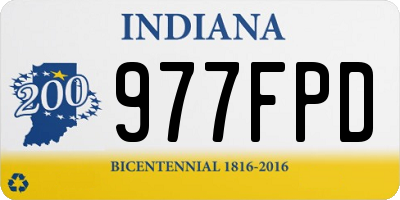 IN license plate 977FPD