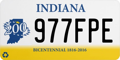 IN license plate 977FPE