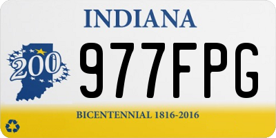 IN license plate 977FPG